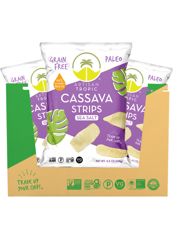 4.5 oz Sea Salt Cassava Strips 3 Pack