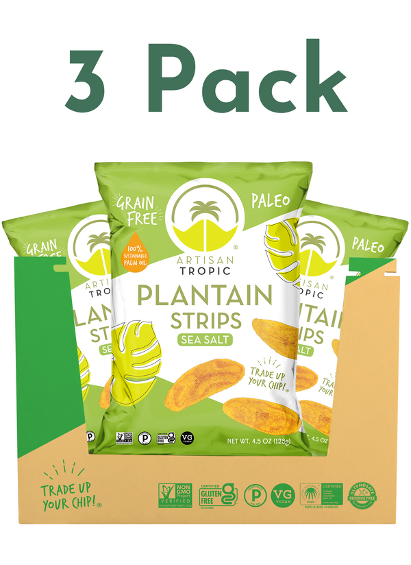 4.5 oz Sea Salt Cassava Strips 3 Pack