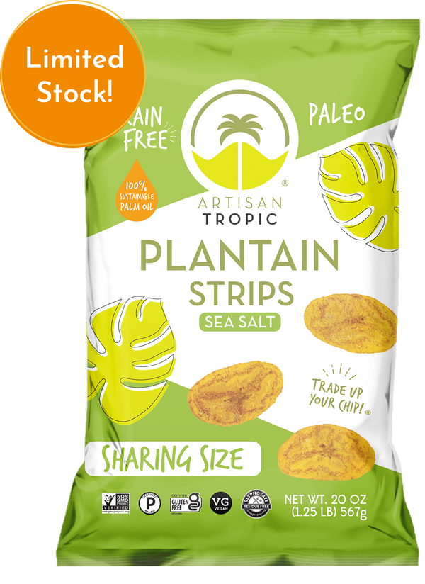 20 oz Sea Salt Plantain Strips