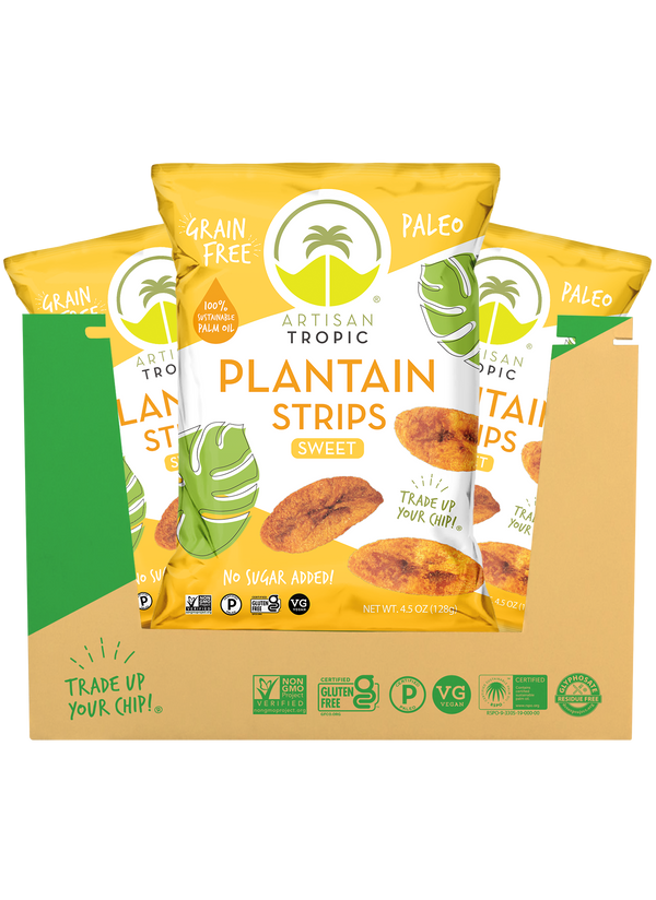 4.5 oz Naturally Sweet Plantain Strips 3 Pack