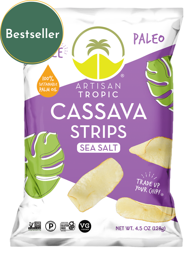 4.5 oz Sea Salt Cassava Strips