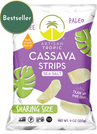 9 oz Sea Salt Cassava Strips