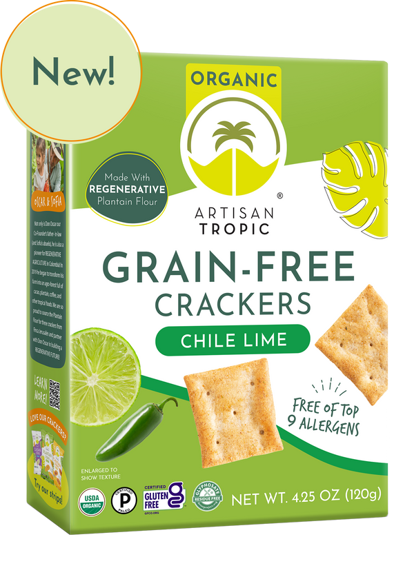 4.25 oz Chile Lime Organic Crackers