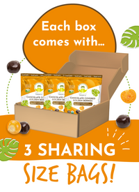 Each box comes with 3 Sharing Size Bags