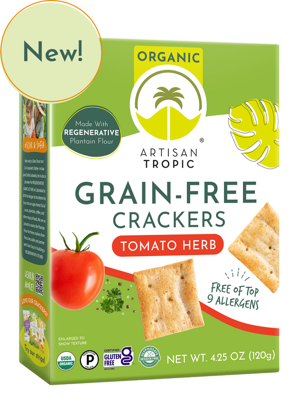 4.25 oz Tomato Herb Organic Crackers