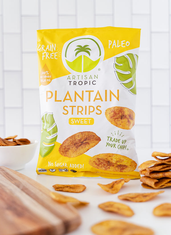 Picture of Artisan Tropic's 4.5 oz Naturally Sweet Plantain Strips