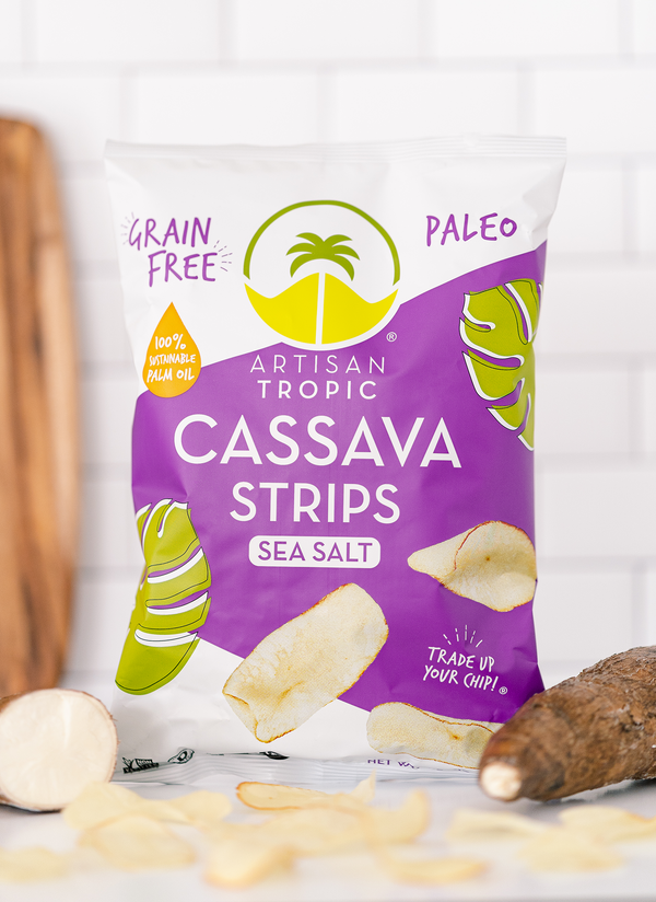 Picture of Artisan Tropic's 4.5 oz Sea Salt Cassava Strips With Raw Cassava