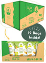 Picture Showing a Box of Artisan Tropic With Text Explaining There Are 12 Bags in the Box
