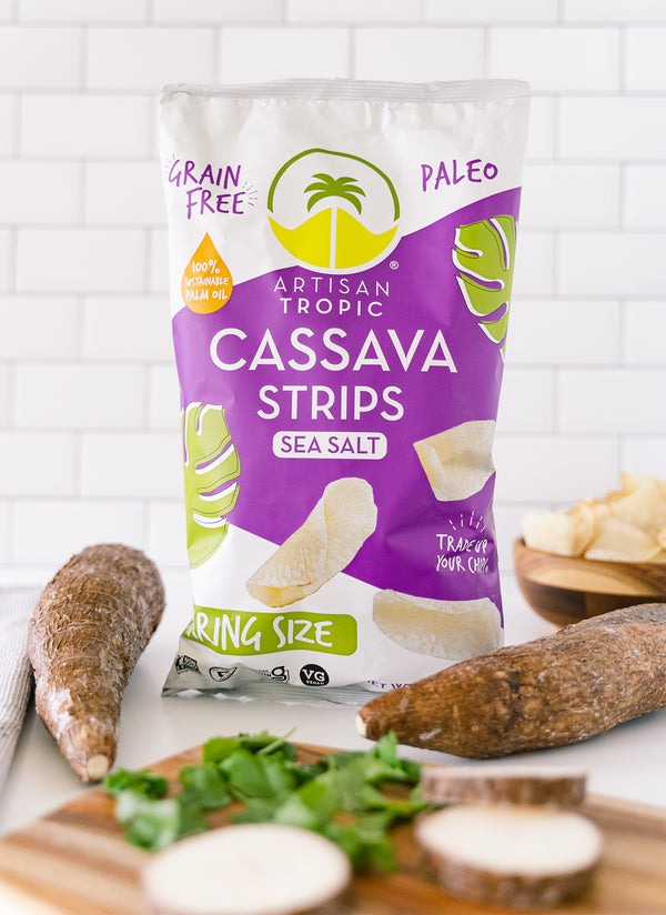 Picture of Artisan Tropic's 9 oz Sea Salt Cassava Strips With Raw Cassava